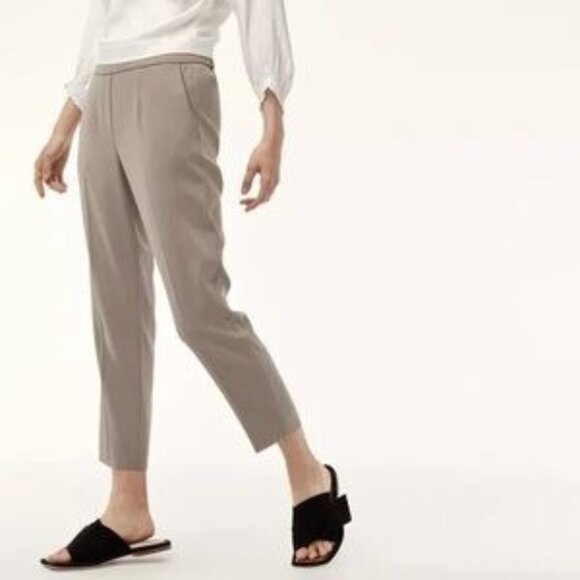 Babaton Conan Cropped Crepe Trousers - Picture 1 of 3